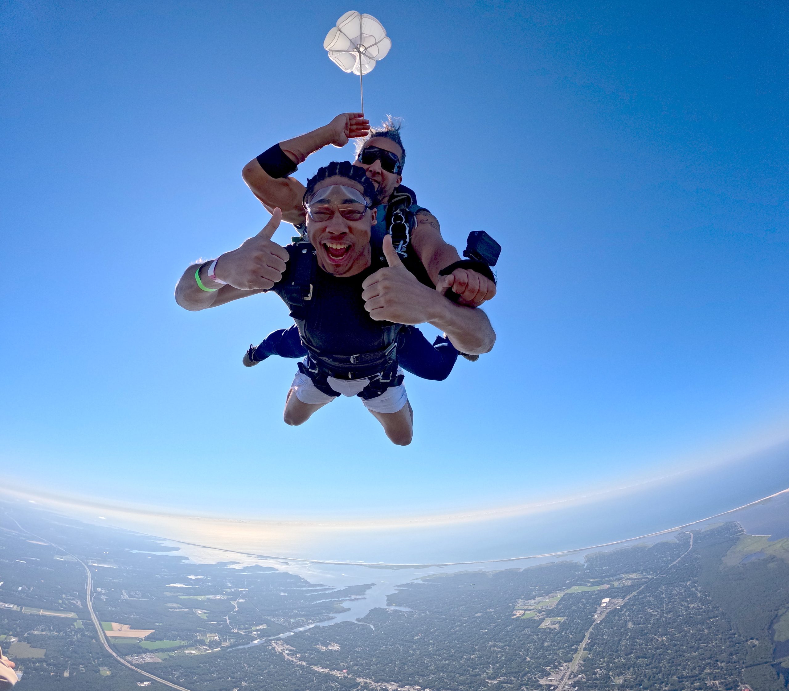 Freefalling over new york