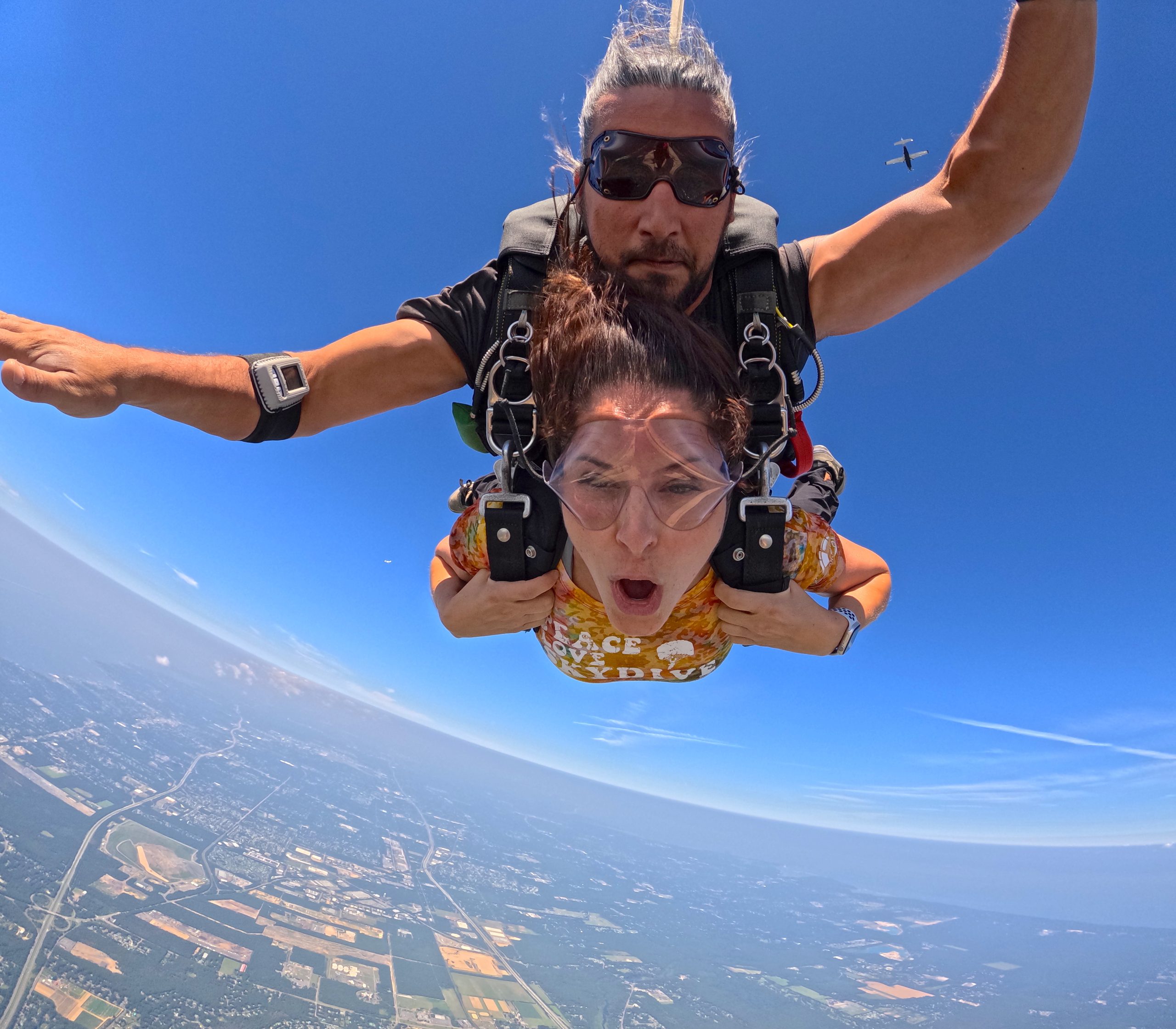 Tandem skydiving in New York