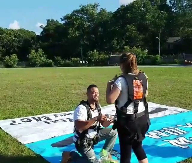 skydiving proposal