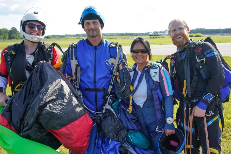 Group Skydiving in New York