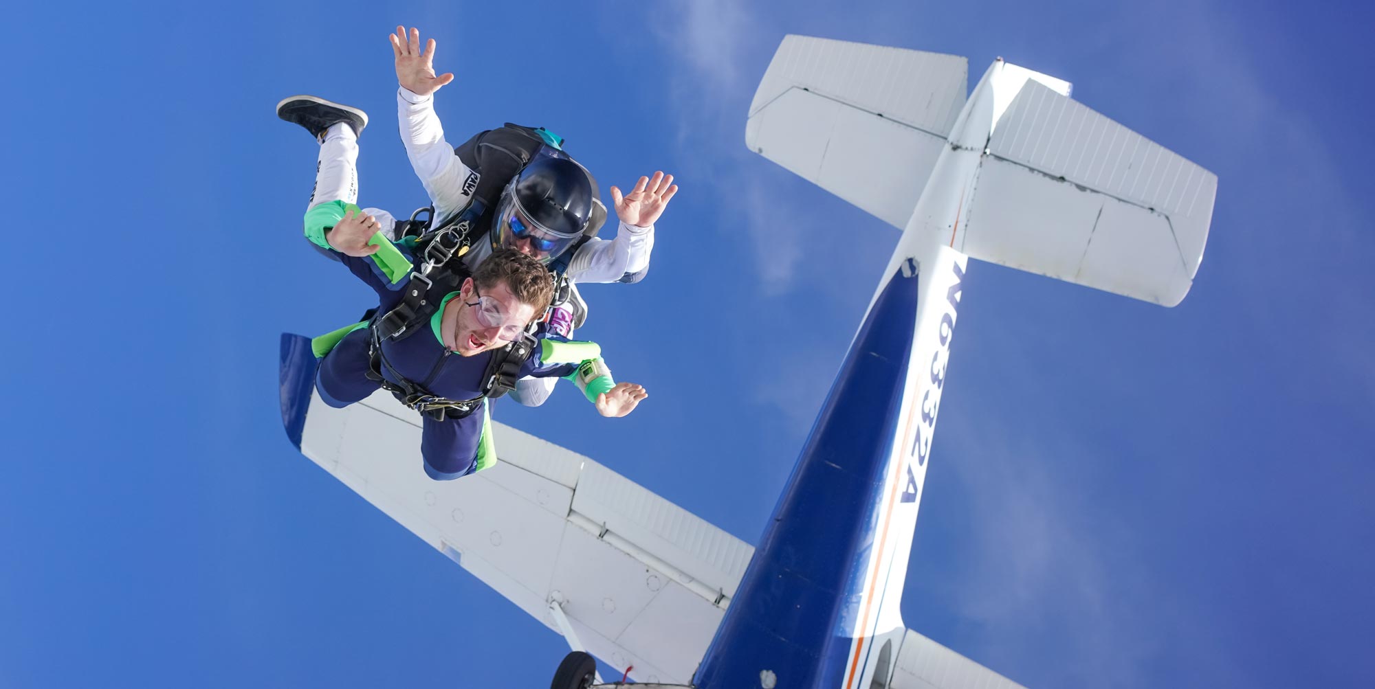 Courage to skydive